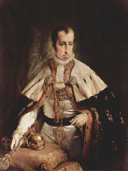 Francesco Hayez Portrait of the Emperor Ferdinand I of Austria Sweden oil painting art